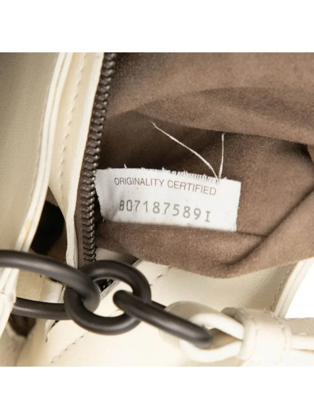 Bottega Veneta Intrecciato Napoli 2-Way Shoulder Bag Off White Leather